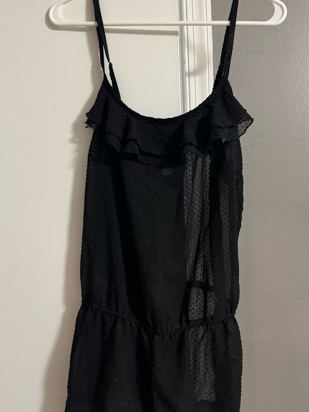 Forever 21 Black Ruffle pajamas